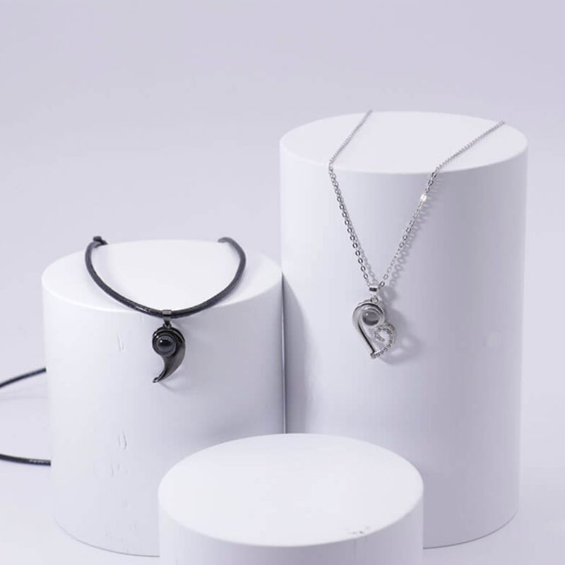 Collier Photo Personnalisé argent Elydia