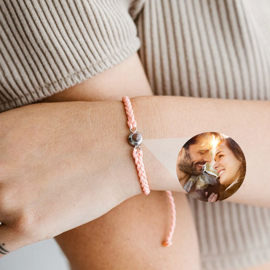 bracelet personnalisé photo projection
