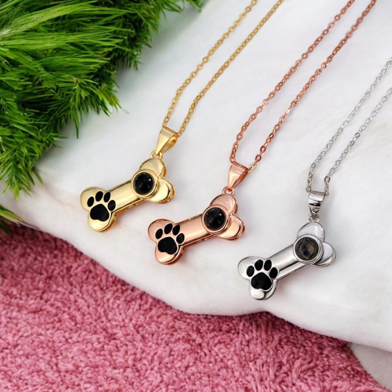 collier avec perle photo projection personnalisé pour femme elydia bijoux photo