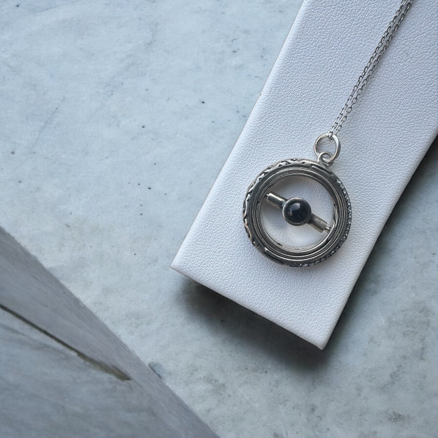 collier photo marine argent 925 avec photo à l'intérieur