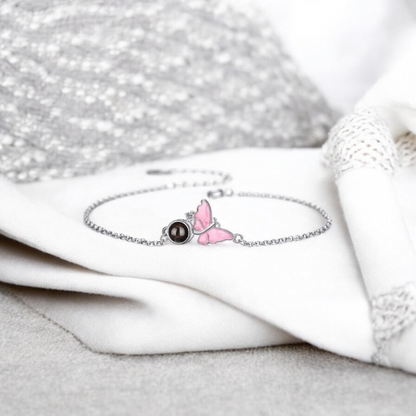 Bracelet Photo Personnalisé elina argent pour femme