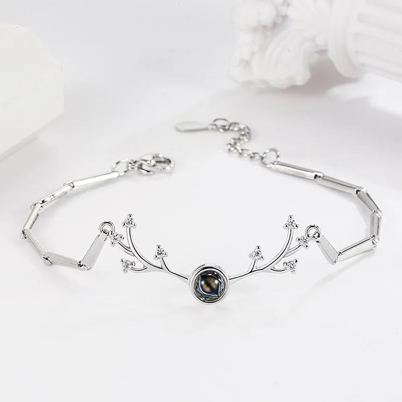 Bracelet Photo Personnalisé pour femme en Argent