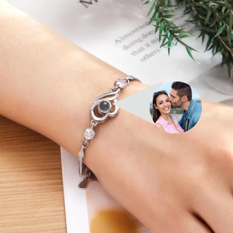 Bracelet Photo personnalisé luxe pour femme