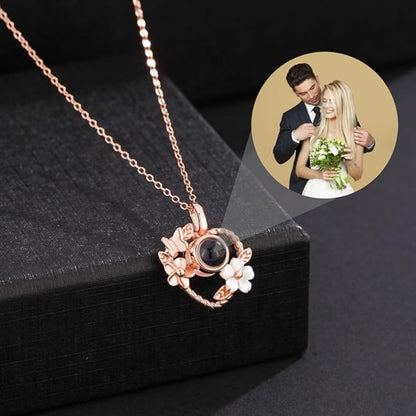 Collier Personnalisé pour Femme avec projection photo