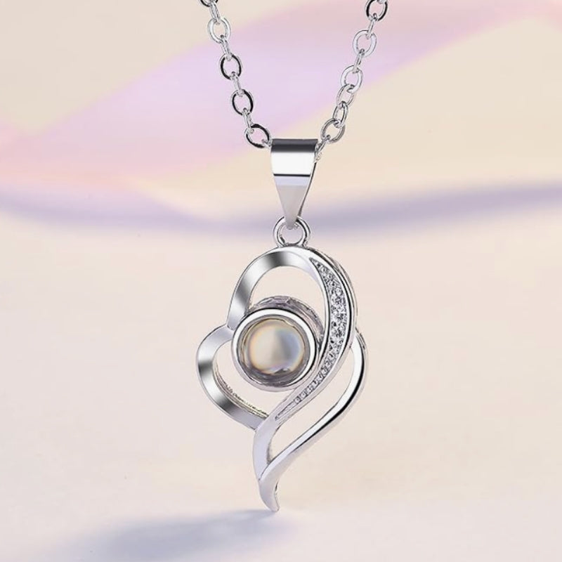 Collier Photo Personnalisé Argent pour femme