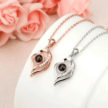 Collier et Pendentif Photo Personnalisé pour femme