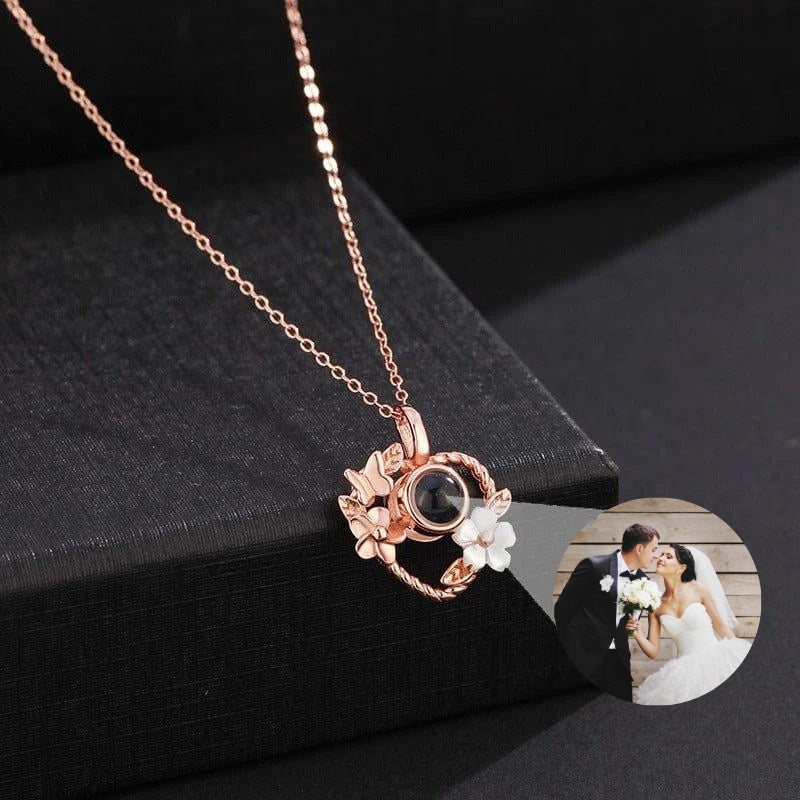 Collier et Pendentif photo personnalisé en argent