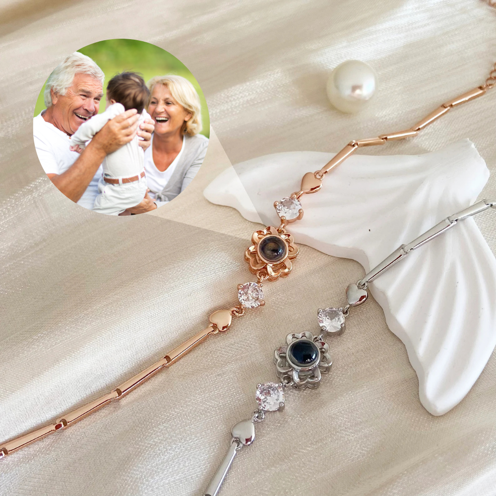 bracelet argent projection photo elydia