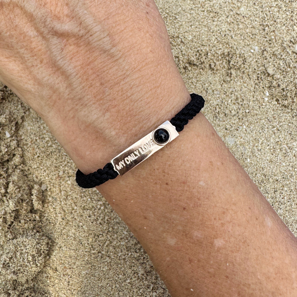 bracelet personnalisé photo porté