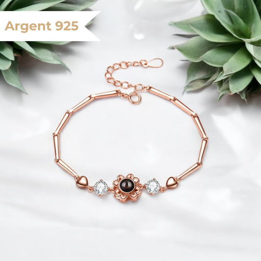 bracelet projection or rose charlise elydia bijoux photo
