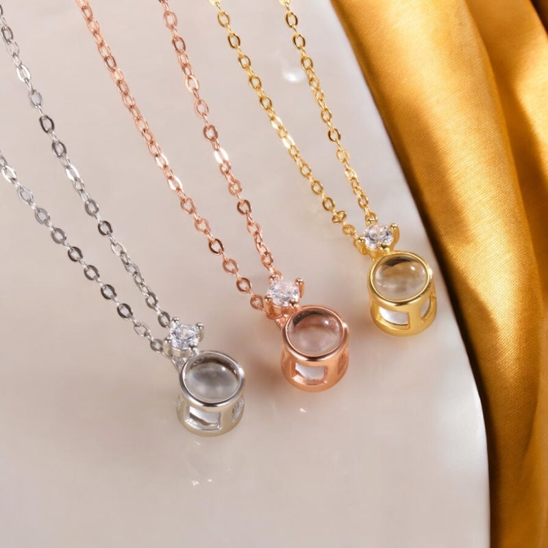 collier en argent 925 pour femme projection photo