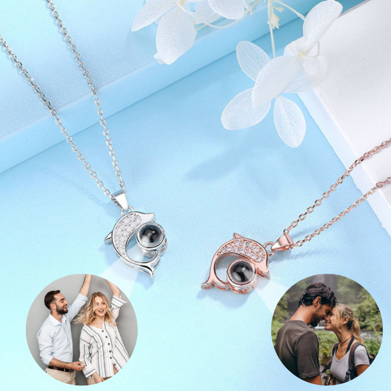 collier pendentif photo personnalisé femme