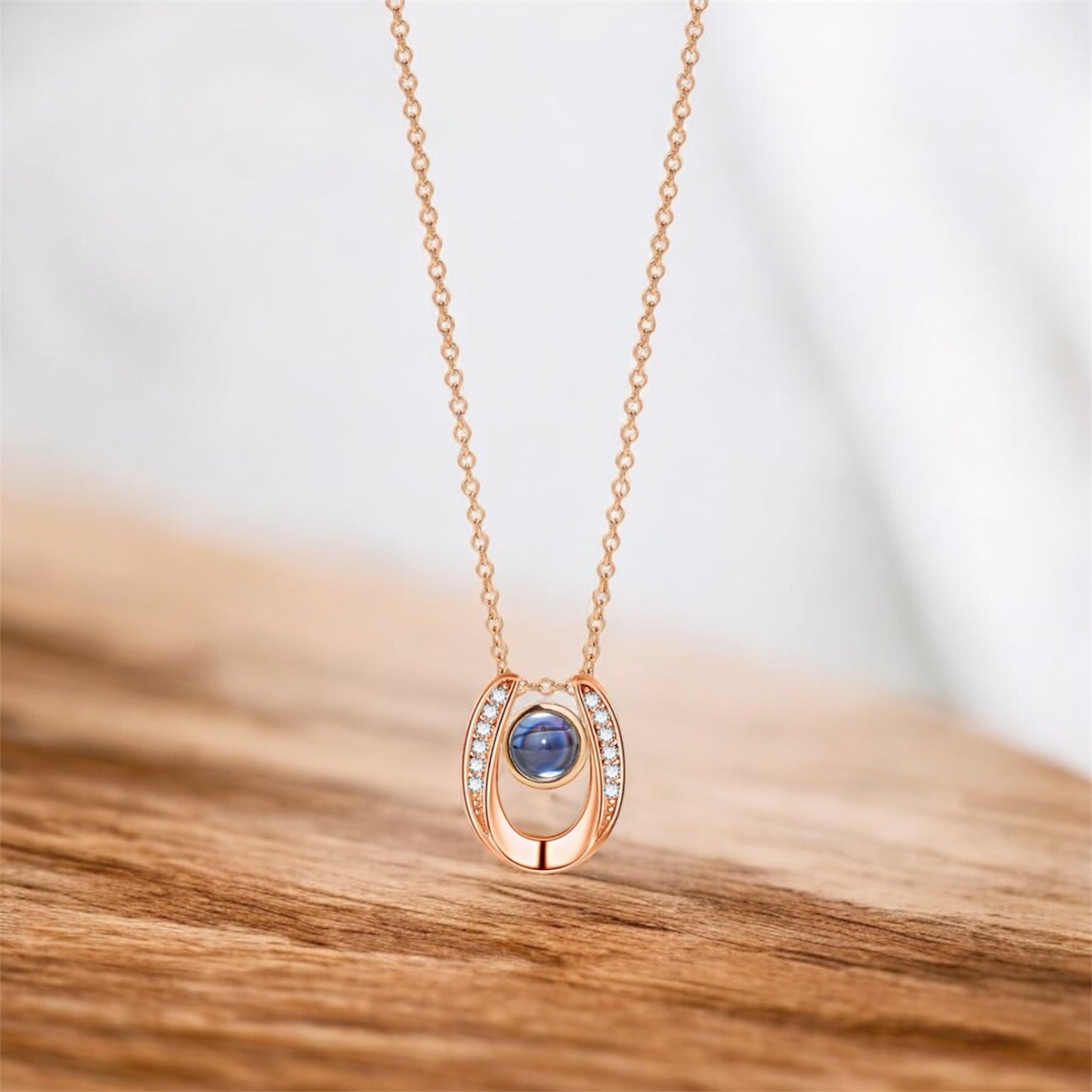collier perle photo or rose