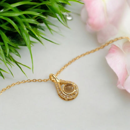 collier pour femme en or fait en argent 